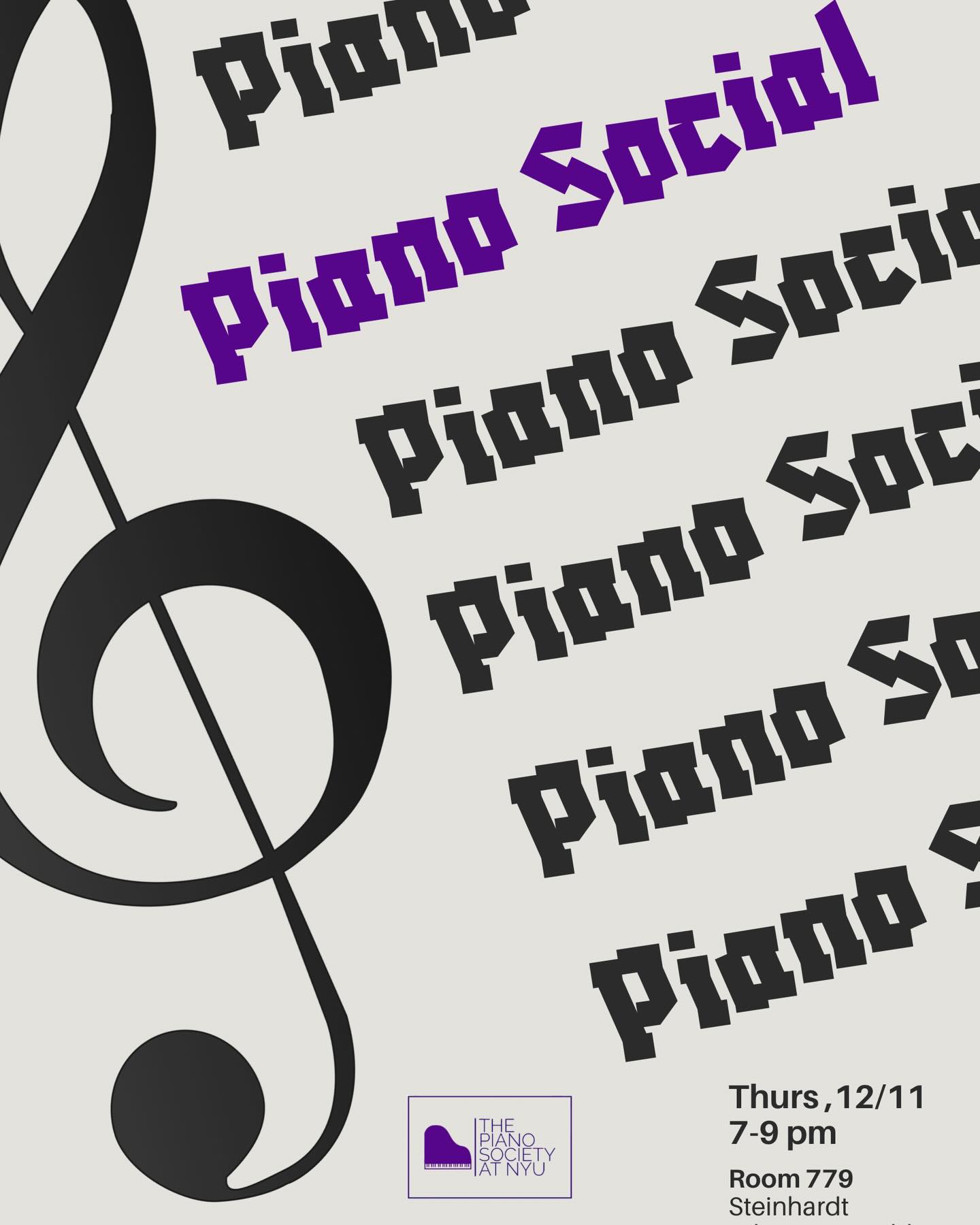 End-of-Semester Piano Social event cover